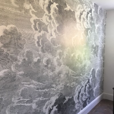 Installing Cole & Son Wallpaper, Wandsworth, London
